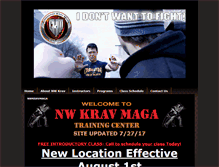 Tablet Screenshot of nwkravmaga.com